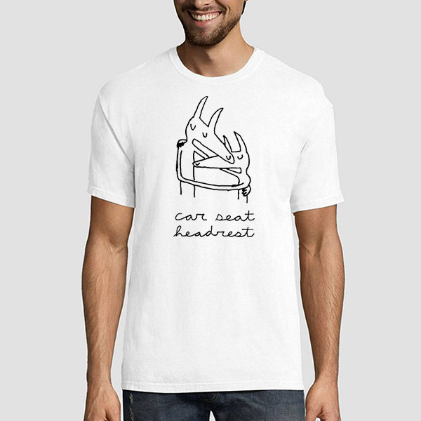 Car Seat Headrest Merch Shirt Graphicteestore   T Shirt White Car Seat Headrest Merch Shirt 