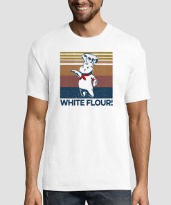 Chef Cat White Flour T Shirt