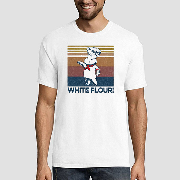 Chef Cat White Flour T Shirt 1 Chef Cat White Flour T Shirt