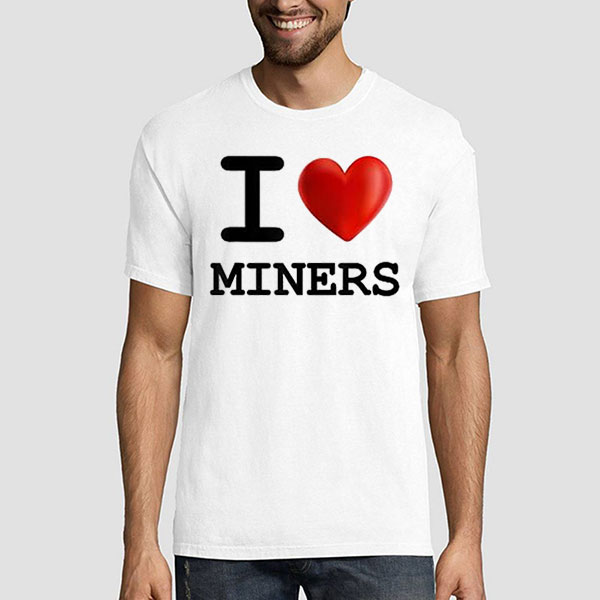 Cute Logo I Love Miners Shirt - graphicteestore