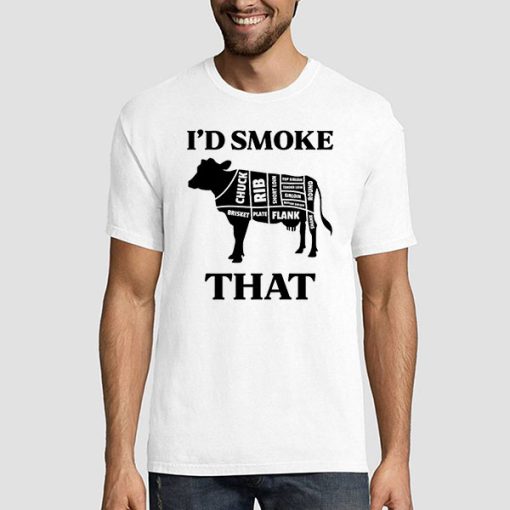 Funny Cow Id Smoke That Shirt
