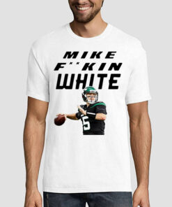 Funny Football Mike Fn White Shirt