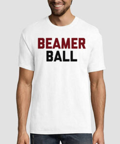 Funny Letter Colored Beamer Ball Shirt