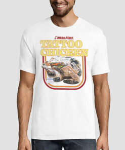 Funny Parody Tatto Chicken T Shirt