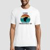 I Fish Therefore I Am Walleye Silhouette Shirt
