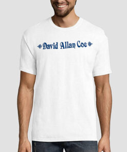 Letter Logo David Allan Coe T Shirt