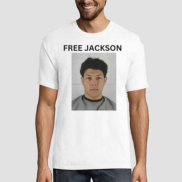 Mugshot free jackson mahomes shirt graphicteestore