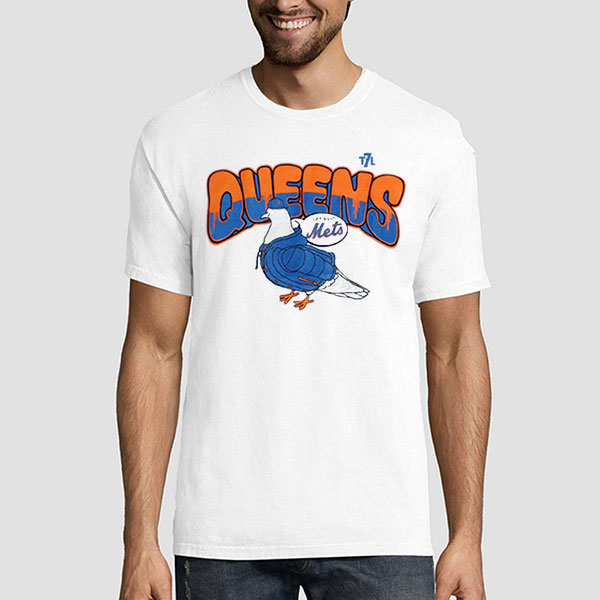 Pigeon Let's Go Mets Queens Shirt 1 Pigeon Let's Go Mets Queens Shirt