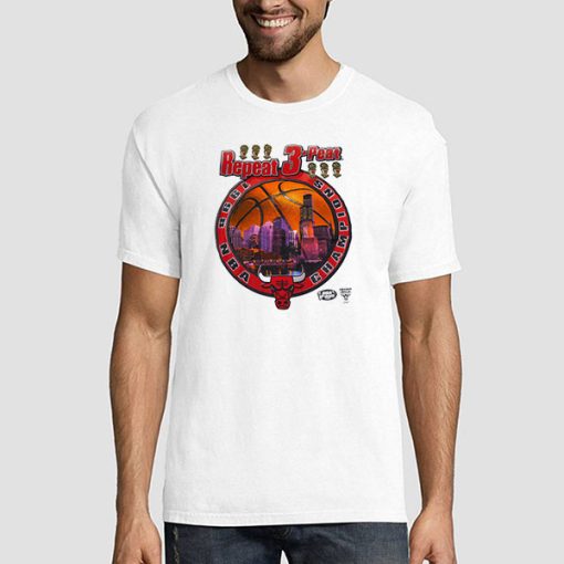 Repeat Three Peat Chicago Bulls 3 Peat Shirt