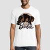 Retro Brown Sunset Black Barbie Tshirt