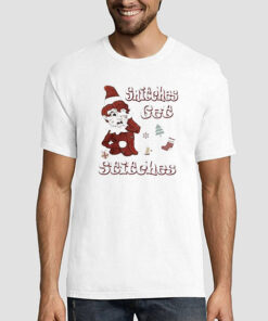 Snitches Get Stitches Elf Christmas Shirt