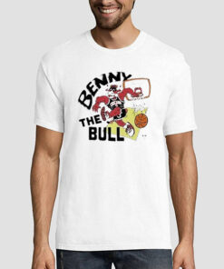 Team Mascot Benny the Bull Face Shirt