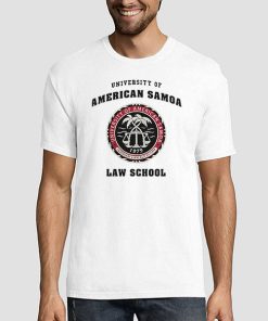 T shirt White University of American Samoa Law School Sweatshirt