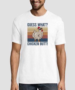 Vintage Meme Chicken Butt Joke T-Shirt