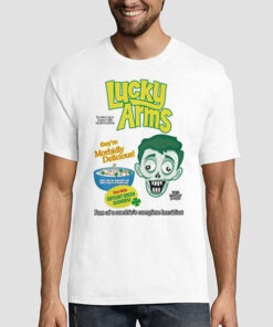 Zombie Cereal Marshmallows Lucky Arms Shirt