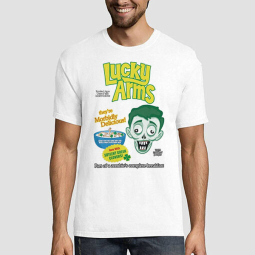 Zombie Cereal Marshmallows Lucky Arms Shirt