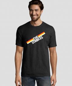 The Strokes Striped Graphic Tees Shirts