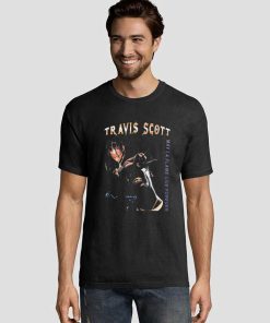 Travis Scott My La Flame Live Forever Tee Shirts
