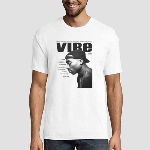 Tupac Vibe Magazine T Shirt