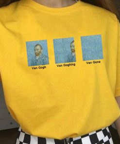 Van Gogh Van Goghing Van Gone Graphic Tee Shirts