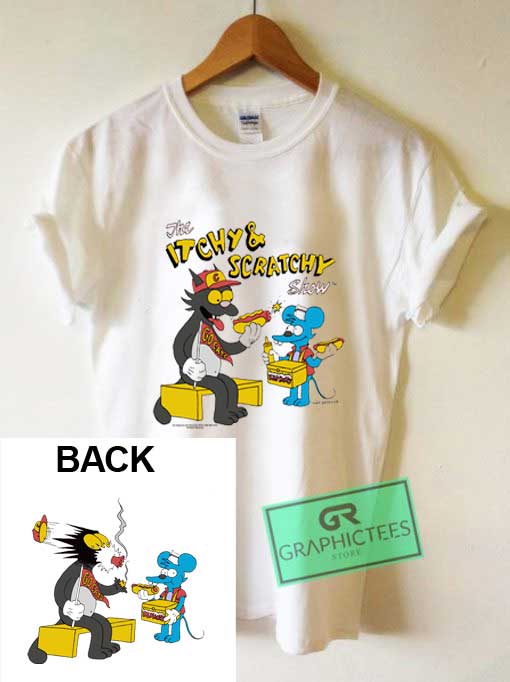 Vintage 1994 Itchy Scratchy T Shirt 1 Vintage 1994 Itchy Scratchy T Shirt