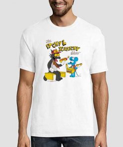 Vintage 1994 Itchy Scratchy T Shirt 5 Vintage 1994 Itchy Scratchy T Shirt