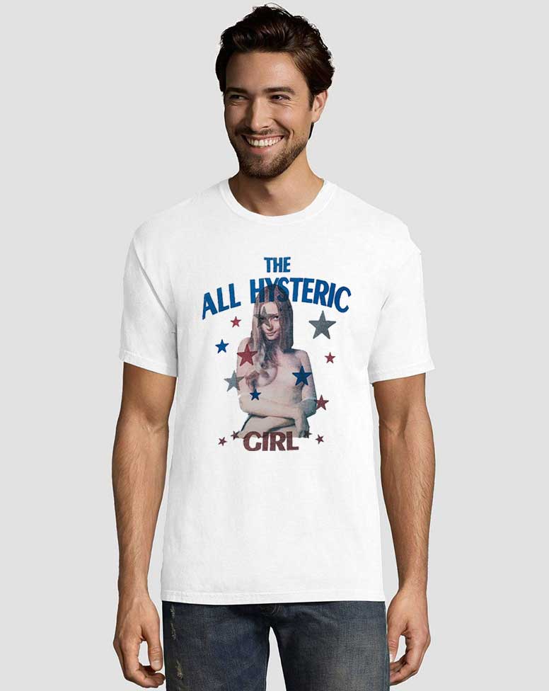 Vintage All Hysteric Girl Tee Shirts 2 Vintage All Hysteric Girl Tee Shirts