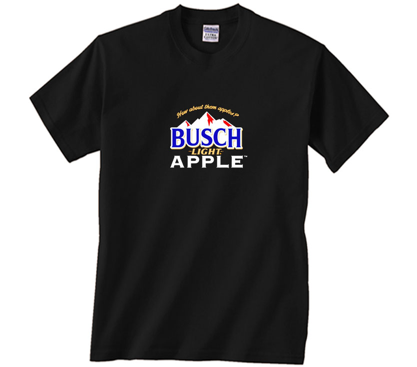 Vintage Busch Light Apple Shirt 1 Vintage Busch Light Apple Shirt