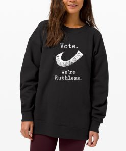 Sweatshirt black Vote We’re Ruthless RBG