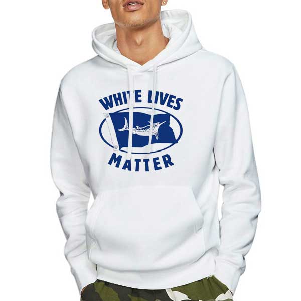 White Marlin Lives Matter T Shirt 4 Hoodie White White Marlin Lives Matter