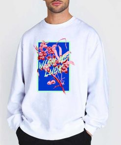 Wish Me Luck Neon T Shirt 6 Sweatshirt White Wish Me Luck Neon