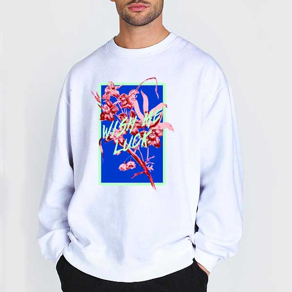 Wish Me Luck Neon T Shirt 3 Sweatshirt White Wish Me Luck Neon