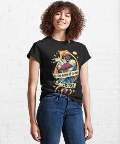 women Sailor Moon Deadpool Tee Shirts